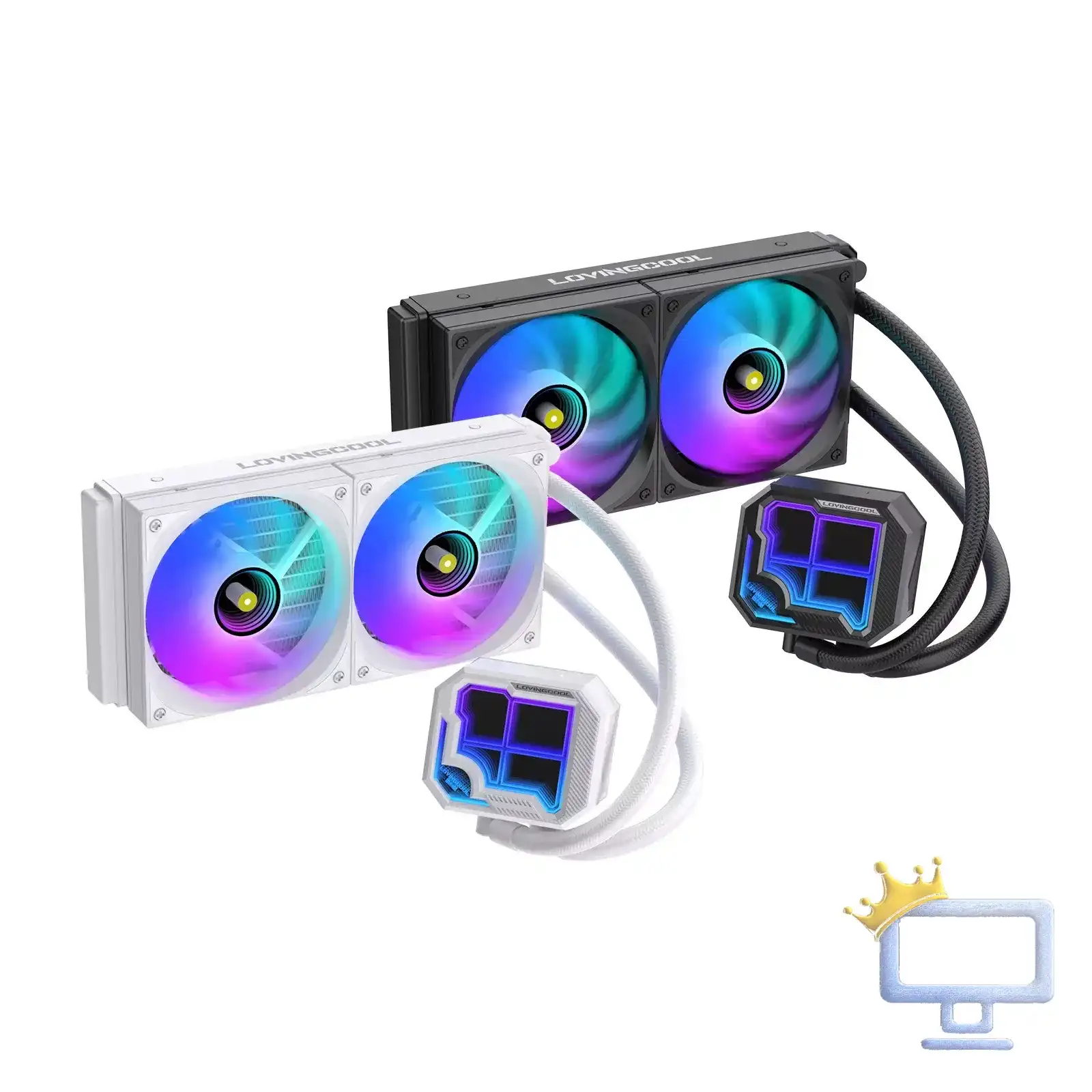 WATERCOOLER AK W240 01 LOVINGCOOL WHITE EDITION