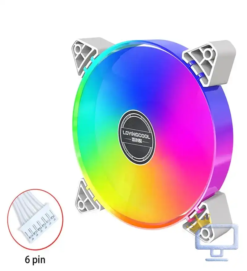 YY-120W RGB 6pin Computer fans
