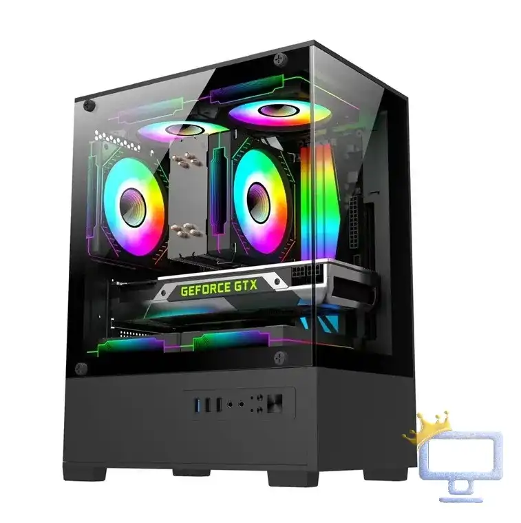 LC-501 black case Motherboard: M-ATX/ITX | NO FANS |