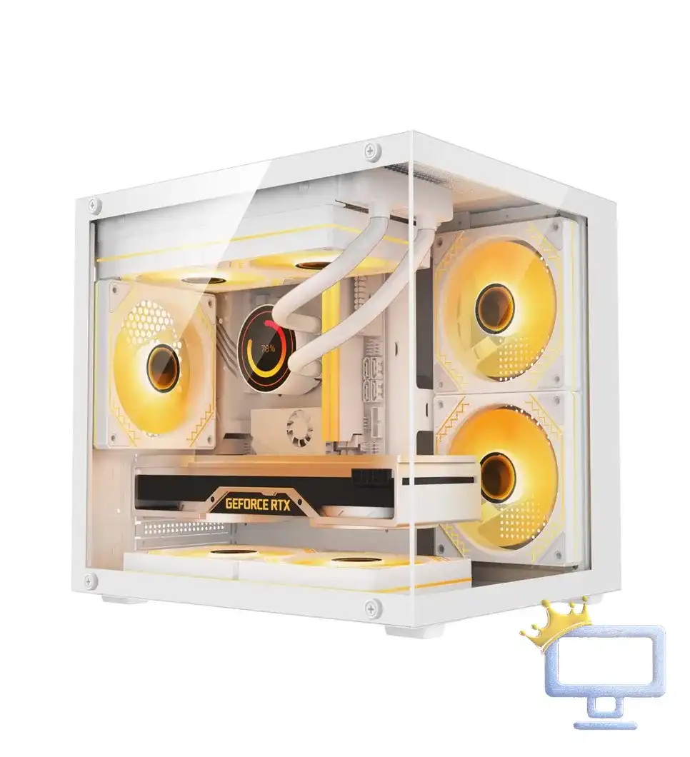 LC-106 black case Motherboard: M-ATX/ITX | NO FANS |