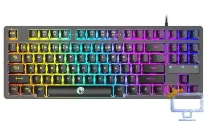 RAIKU K87 Dual-Color RGB Keyboard for Esports - 87-Key