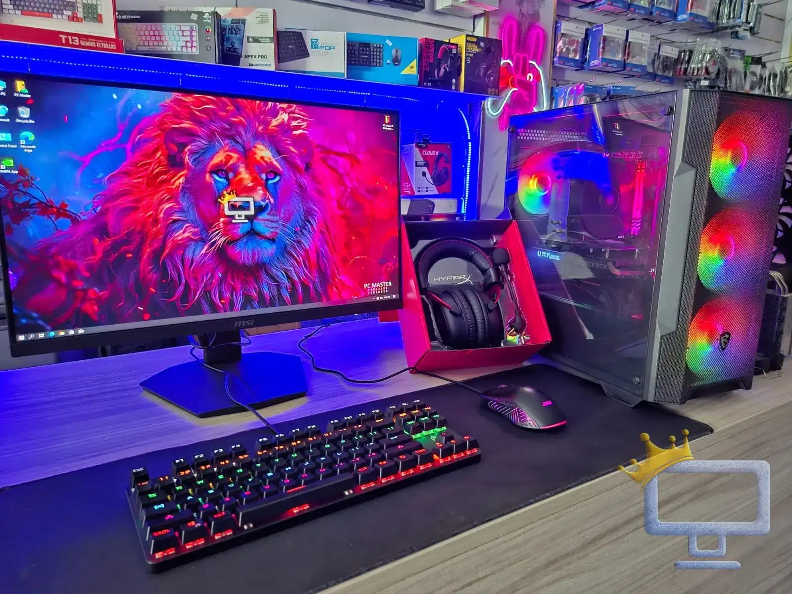 12TH Gen RTX 4060 /180hz / HYPERX Hot Deal ( LIKE NEW WITH BOXES )