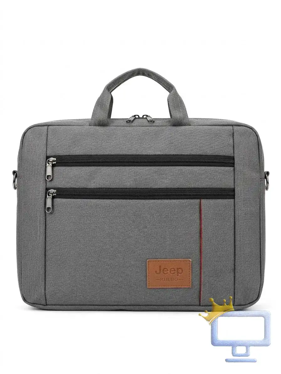 Slim Laptop Bag 15.6" – Grey