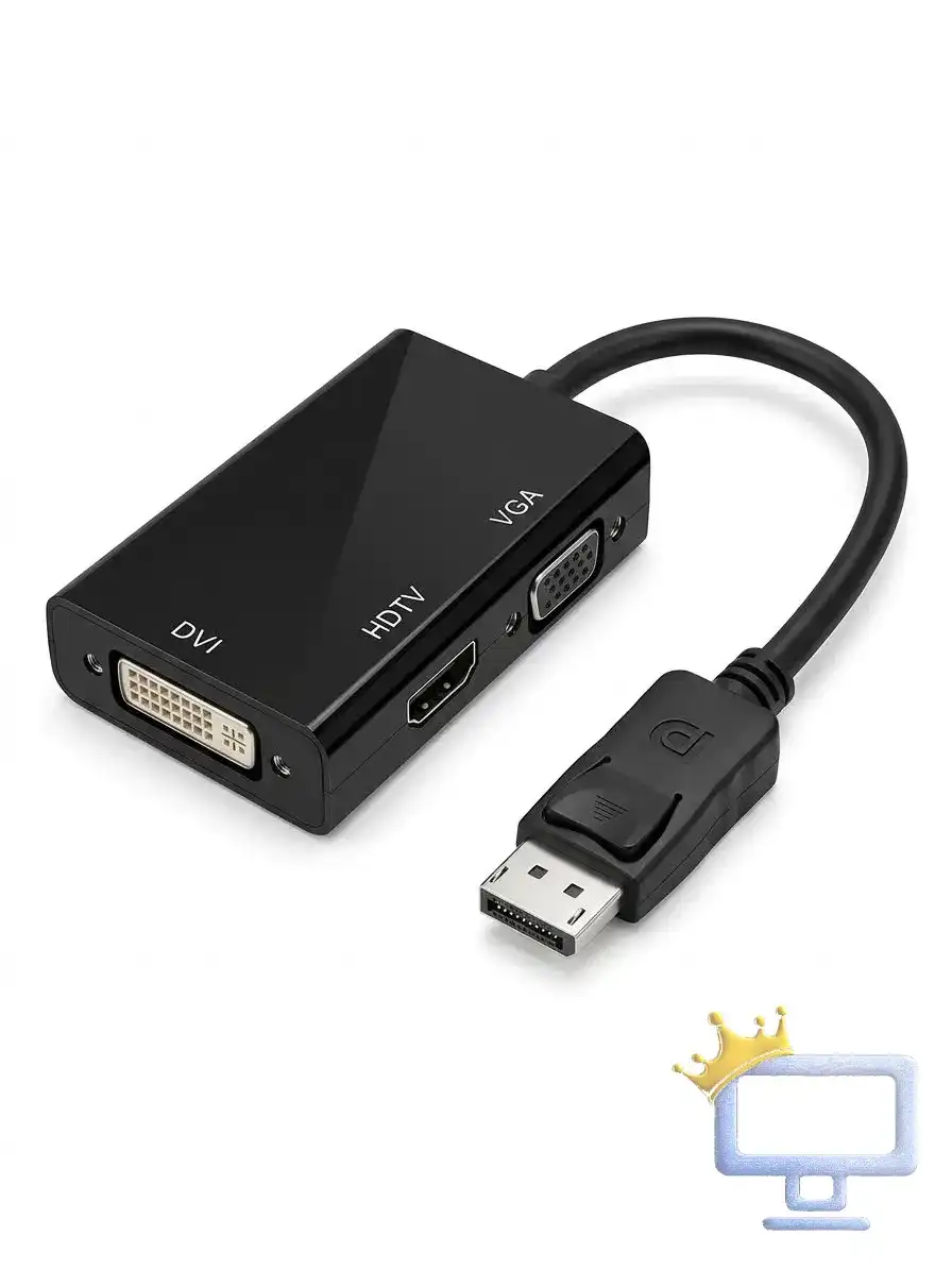 DisplayPort to HDMI/VGA/DVI Adapter