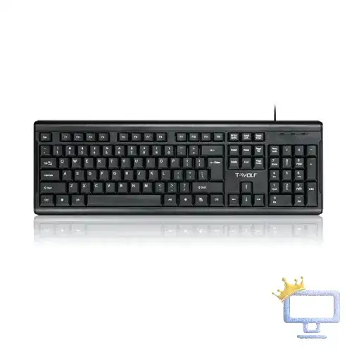 T-WOLF T15 Business Wired Keyboard